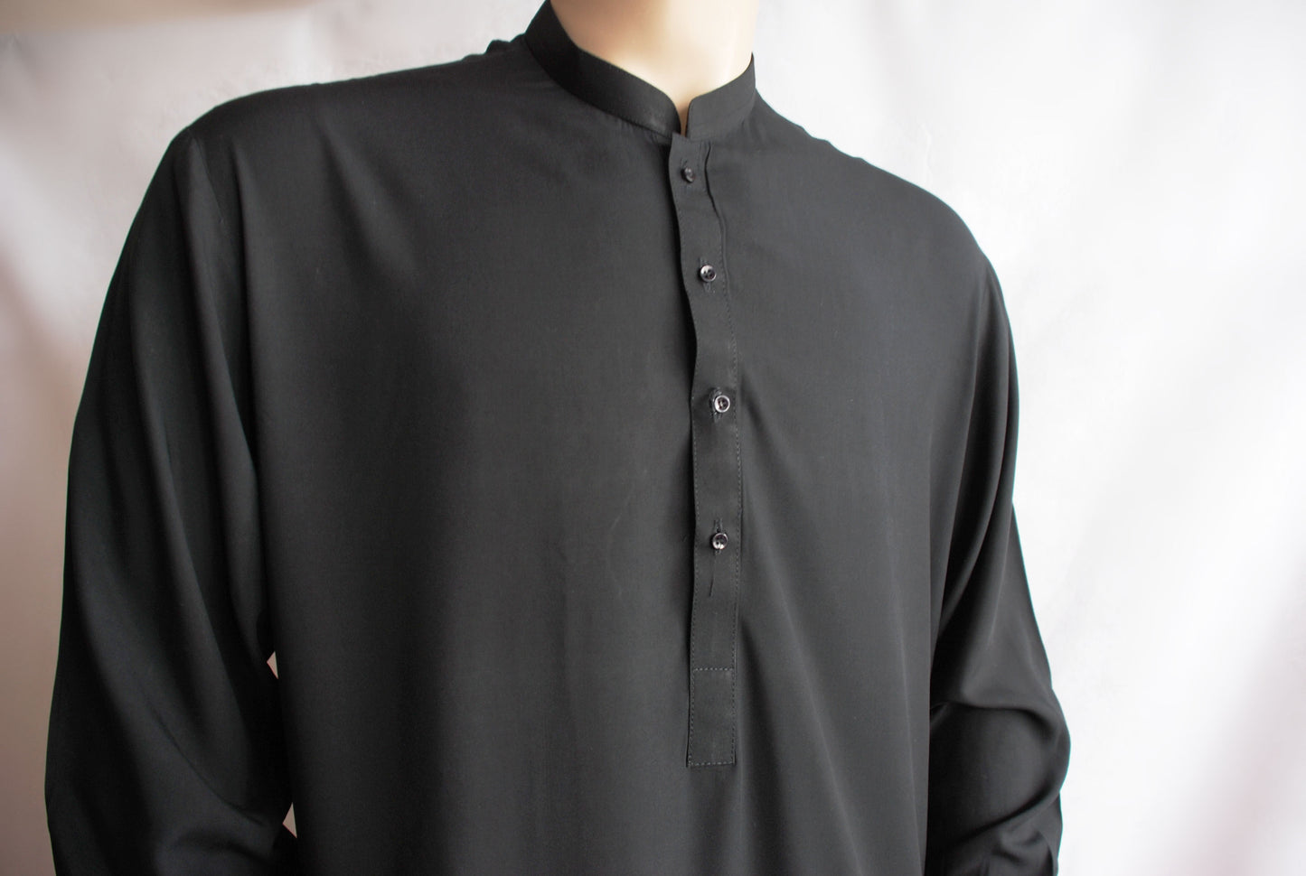 Mens Black Shalwar Kameez.